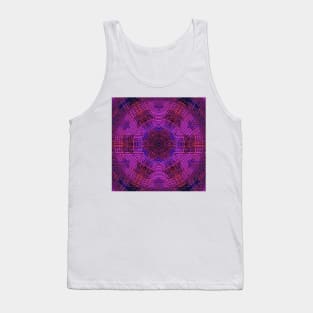 Weave Mandala Pink Purple and Blue Tank Top